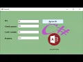 C tutorial connect with access database with password to retrieve data into textboxes - source code