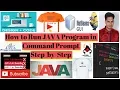 How to Run JAVA Program Practically with Setting ClassPath for Windows 7 Part-4 PRASAD Sir