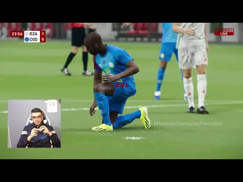 Video Thumbnail: 🎮 مباراة الجزائر VS الكونغو الديمقراطية | كان 2025 | محاكاة مباراة اليوم PES 2021 