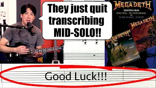 The WORST Megadeth TAB BOOK Absolutely 
