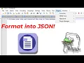 How to Format JSON in Notepad
