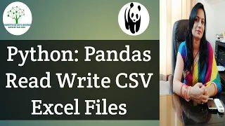 Pandas-4 Pandas Read Write CSV Excel Files Python Programming Unicode Error Solution