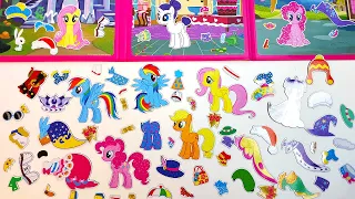 My little Pony mane 6 BIG Activity Book-Dressing up Pony game