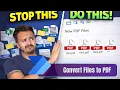 Stop Sending Multiple Attachments Convert Files to PDF and Send ONE Email Power Automate