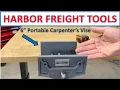 NEW 6 Portable Carpenter s Vise From HARBOR FREIGHT TOOLS - Full Review