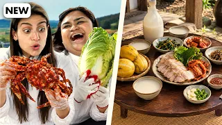 British Chefs visit a Korean family farm!