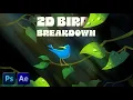 2D Animation Breakdown with Photoshop After Effects