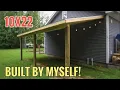 DIY Shed Roof Triumph 12 x21 Built Solo