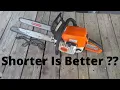 Stihl MS250 bar and clutch replacement