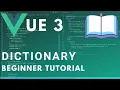 Vue 3 dictionary project tutorial Composition API
