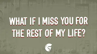 Janine Berdin - What if I miss you for the rest of my life? (Lyrics)