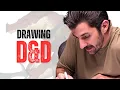 How I Draw DnD Characters - Kobold Rogue