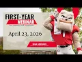 UGA Housing First-Year Spring Webinar April 23 2026