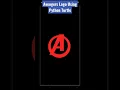 Avengers Logo Using Python Turtle