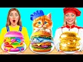 Lagu Me vs Grandma Cooking Challenge with Cat | Funny Challenges by TeenDO