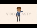 Black Tired Man Drinking Coffee Animation MOV GIF