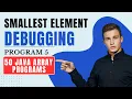 Java Array Tutorial Finding the Smallest Element IntelliSkills