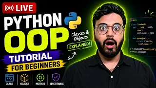 Python Developer Series Python OOP Classes Objects init self Learn Python Live