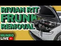 Rivian R1T Teardown Frunk removal