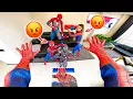 Download Lagu SPIDER-MAN Bros and LITTLE-SPIDEY Making Fun of NEW SPIDER-MAN! (FUNNY COMEDY PARKOUR POV)