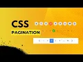 CSS for beginners Simple Frontend Pagination html css