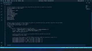 How to Create an Octagonal Snowflake using Python Turtle Graphics