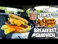My first Cracker Barrel Breakfast Sandwich ever
