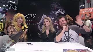 RWBY Barbara Dunkelman YANG and Miles Luna Interviews with Microkitty Cosplay