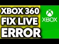 How To FIX Xbox 360 Xbox Live Error 2025