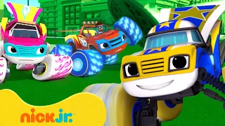 Download Super Hero Blaze Saves Axle City w/ Super Wheels! 🚗 Blaze and the Monster Machines | Nick Jr. MP3