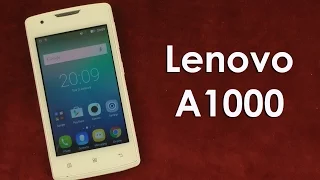 Распаковка Lenovo A1000 
