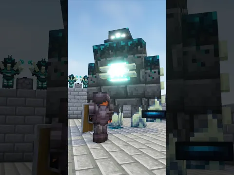 XXL ARENA KAMPF gegen NEUE SCULK GEGNER?!… #minecraft #toobad #arena