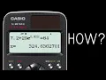 How does a calculator find exponentials