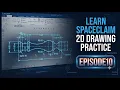 SpaceClaim 2D Drawing Practice Step-by-Step Tutorial for Beginners