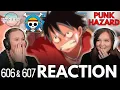Lagu LUFFY VS CAESAR 🔥 | ONE PIECE | Reaction 606 \u0026 607