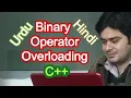 Binary Operator Overloading C OOP plus minus multiplication division