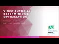 Deterministic Optimization - Linear Programming Solver