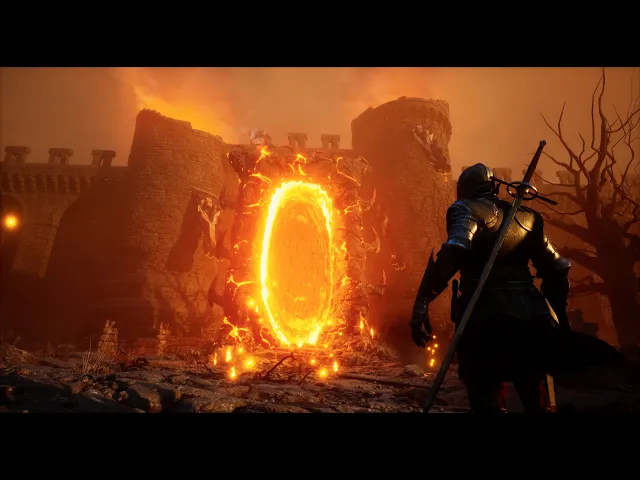 Oblivion in Unreal Engine 5: Kvatch Oblivion Gate
