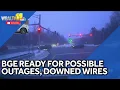 BGE prepared for possible outages downed wires