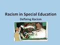 DEFINING RACISM