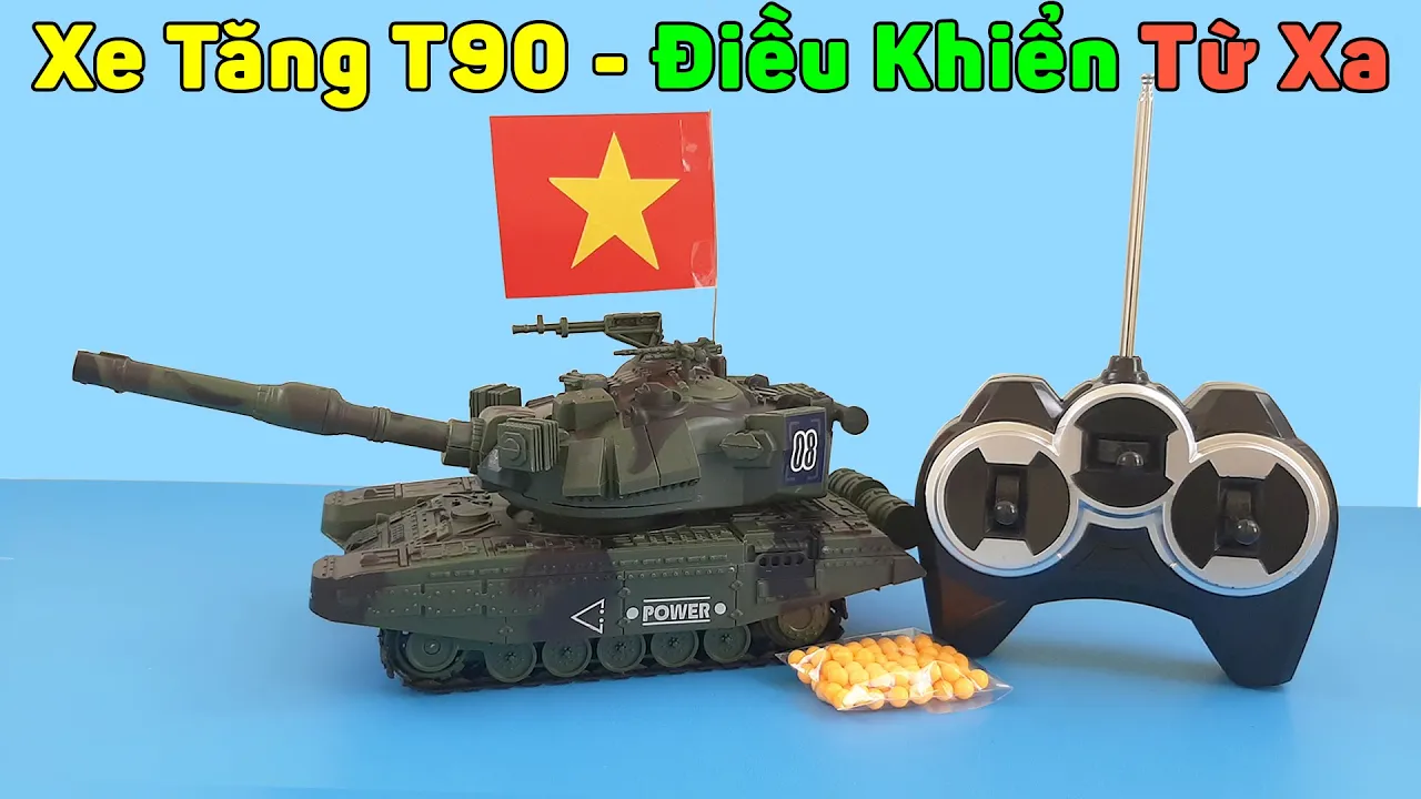 Xe Tăng T-90 Điều Khiển Từ Xa, Mô Hình Như Thật | Mở Hộp Hàng Mua Online Trên Lazada