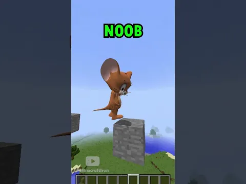 Minecraft NOOB VS HACKER! 🤖 #shorts