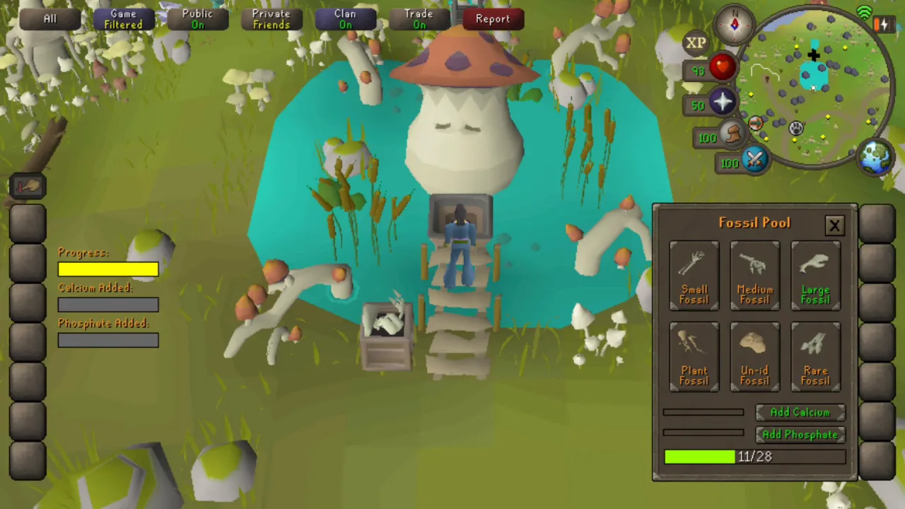 OSRS: How to use the mycelium pool and enriched bones