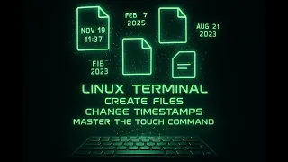 This Linux Command Does More Than You Think touch Explained