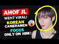 AHOF JL Goes Viral! Korean Cameramen Focus Only on Him!