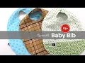 DIY BABY BIB Tutorial Reversible