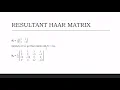 Haar Transform