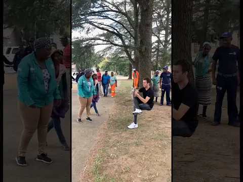 Invisible chair magic 😲