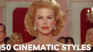 50 Cinematic Midjourney SREF styles