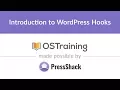 WordPress Development Lesson Introduction to WordPress Hooks